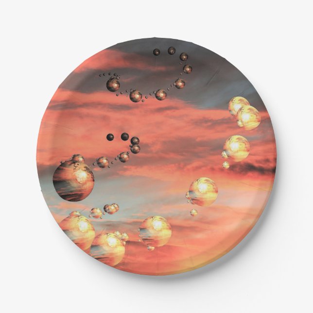 Planets Abound Paper Plates (Front)