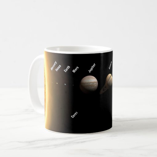 Planets and Dwarf planets Space NASA Coffee Mug | Zazzle