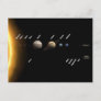 Planets and Dwarf planets Space NASA Postcard