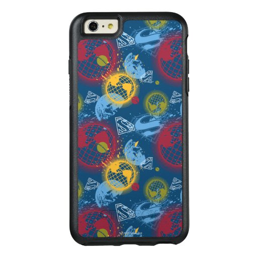 Planets and Logo Pattern OtterBox iPhone 6/6s Plus Case