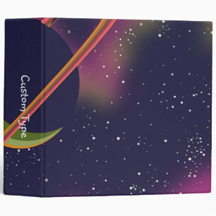 Planets and Stars 3 Ring Binder