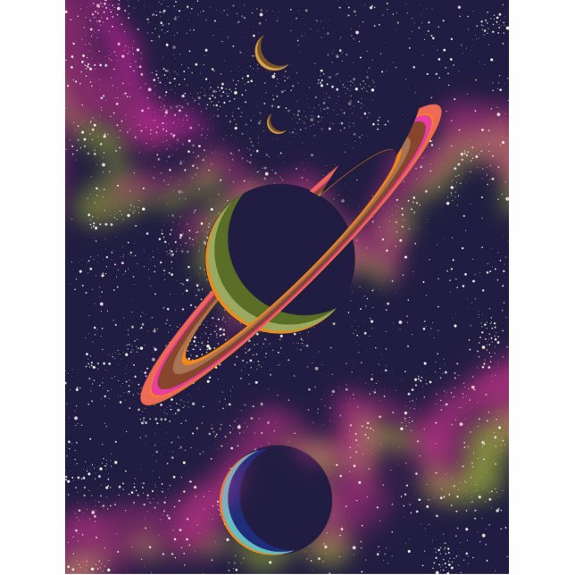 Planets and Stars Cutout (Front)