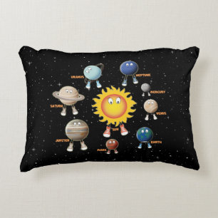 Planets and The Solar System Accent Pillow