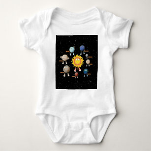 Planets and The Solar System Baby Bodysuit