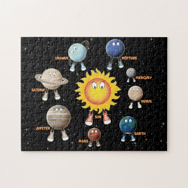 Planets and The Solar System Jigsaw Puzzle (Horizontal)
