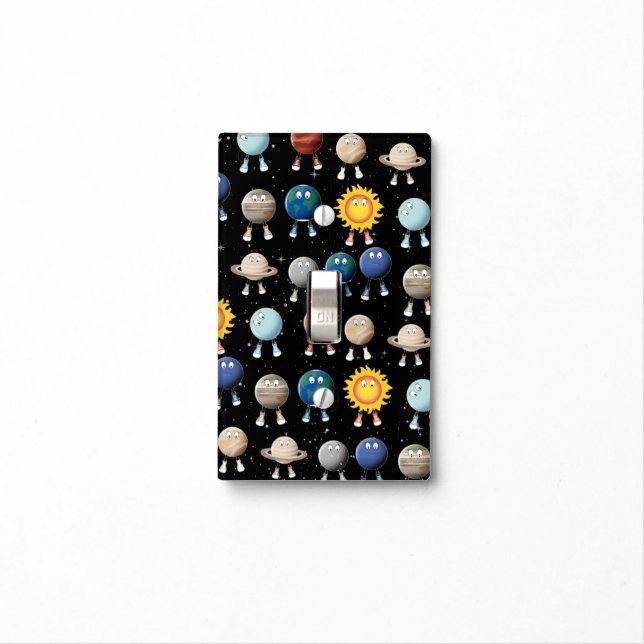Planets and The Solar System Light Switch Cover (In Situ)