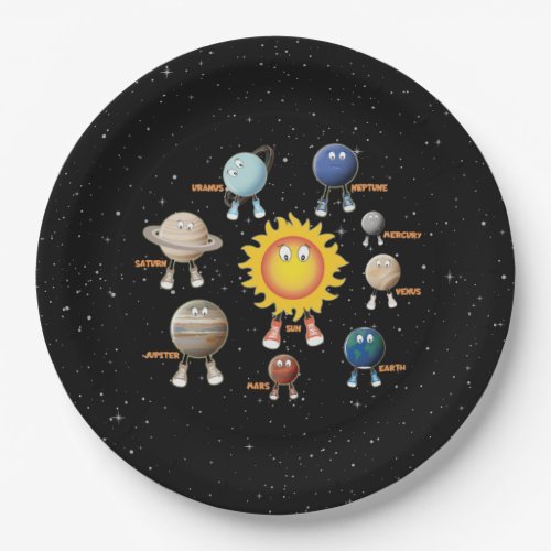Planets and The Solar System Paper Plates