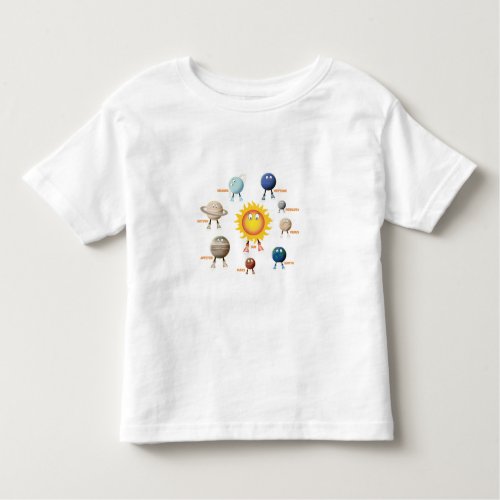 Planets and The Solar System Toddler T_shirt
