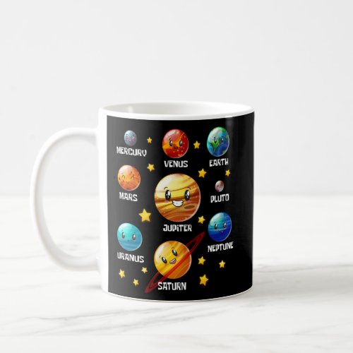 Planets Astronomy Outer Space Astronaut Coffee Mug
