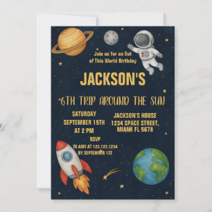 Planets Explorer Party Invite