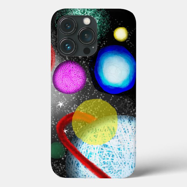 Planets galaxy solar system Case-Mate iPhone case (Back)