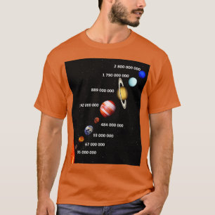 Planets in Order From the Sun  T-Shirt