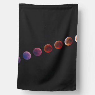 Planets in solar system like life house flag