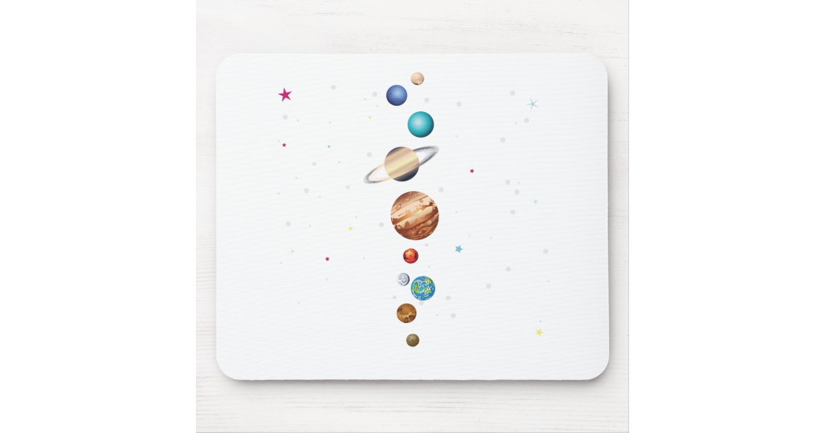 Planets of Solar System4 Mouse Pad | Zazzle