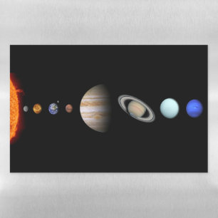 PLANETS OF THE SOLAR Custom Large Magnetic Dry Erase Sheet