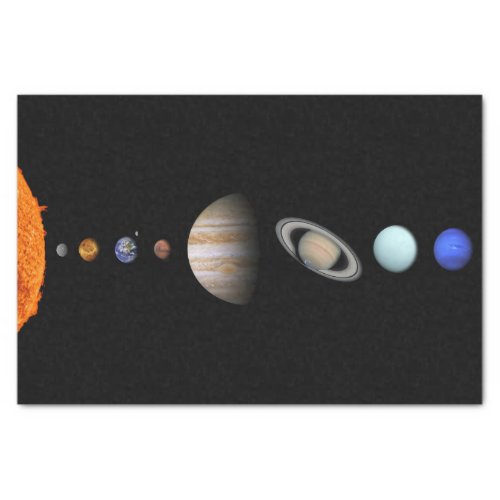 PLANETS OF THE SOLAR SYSTEM 15 Wrapping Tissue Paper