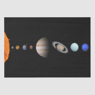 PLANETS OF THE SOLAR SYSTEM 20” Wrapping Tissue Paper