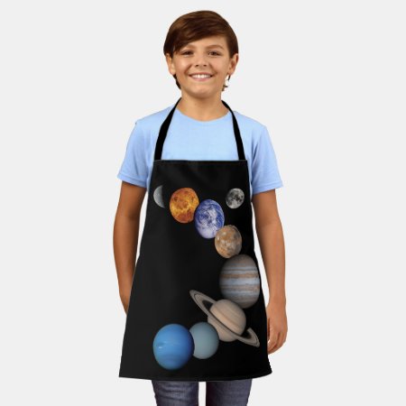 Planets Of The Solar System Apron