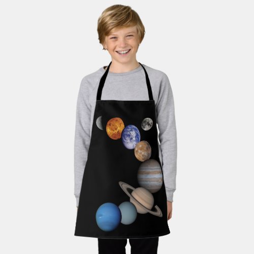 Planets of the solar system apron