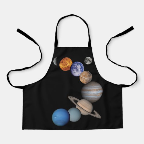 Planets of the solar system apron