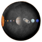 PLANETS OF THE SOLAR SYSTEM Chocolate Oreo Cookie (Front)