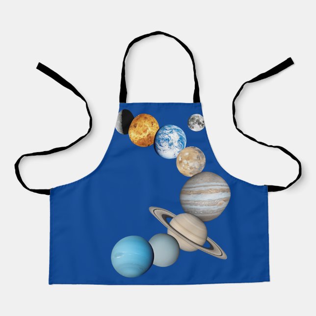 Planets of the solar system (Color Changeable) Apron (Front)
