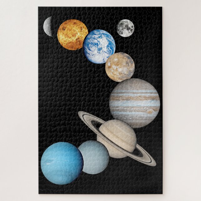 Planets of the solar system (Color Changeable) Jigsaw Puzzle (Vertical)