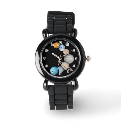 Planets of the solar system Color Changeable Wat Watch