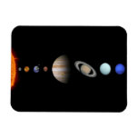 PLANETS OF THE SOLAR SYSTEM Custom Flexible Fridge Magnet