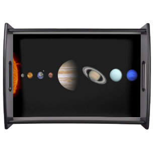 PLANETS OF THE SOLAR SYSTEM Custom Serving Tray