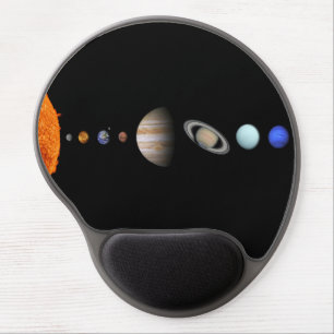 PLANETS OF THE SOLAR SYSTEM Ergonomic Mousepad