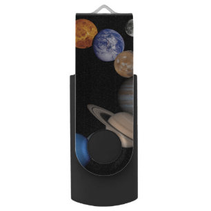 Planets of the solar system flash drive