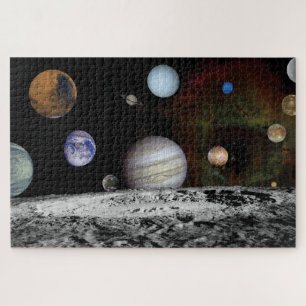 Planets of the solar system jigsaw puzzle