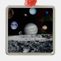 Planets of the Solar System Metal Ornament