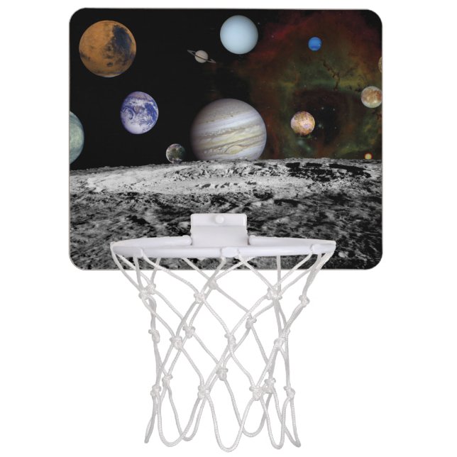 Planets of the solar system mini basketball hoop (Front)