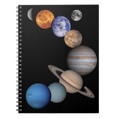 Planets of the solar system notebook