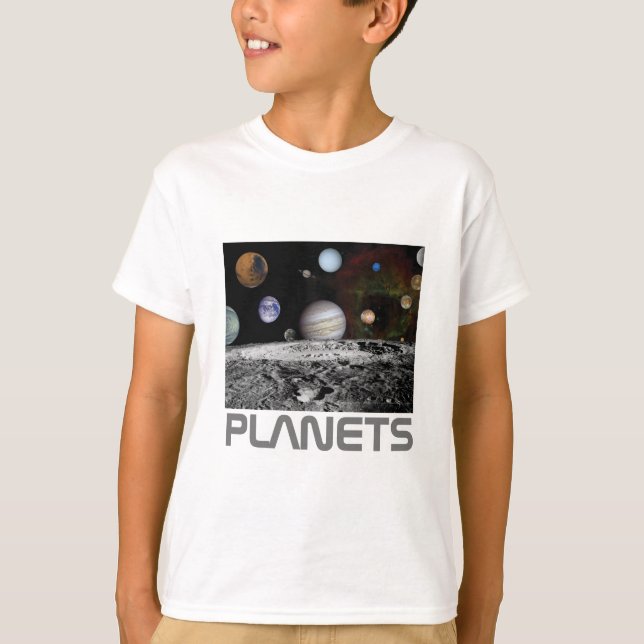 Planets of the solar system T-Shirt (Front)