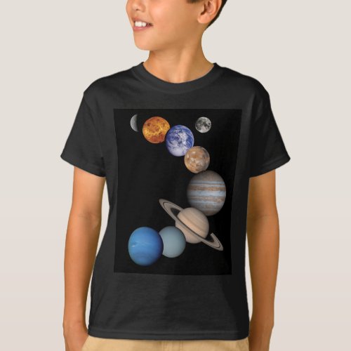 Planets of the solar system T_Shirt