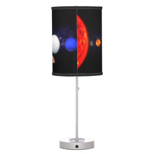 Planets of the Solar System Table Lamp (Back)