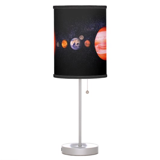 Planets of the Solar System Table Lamp (Left)