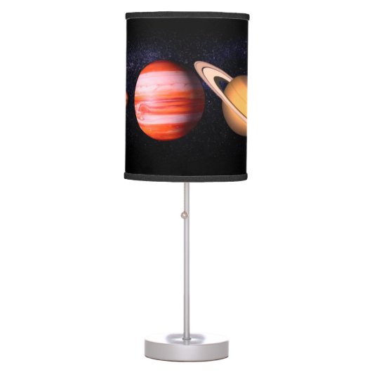 Planets of the Solar System Table Lamp (Front)
