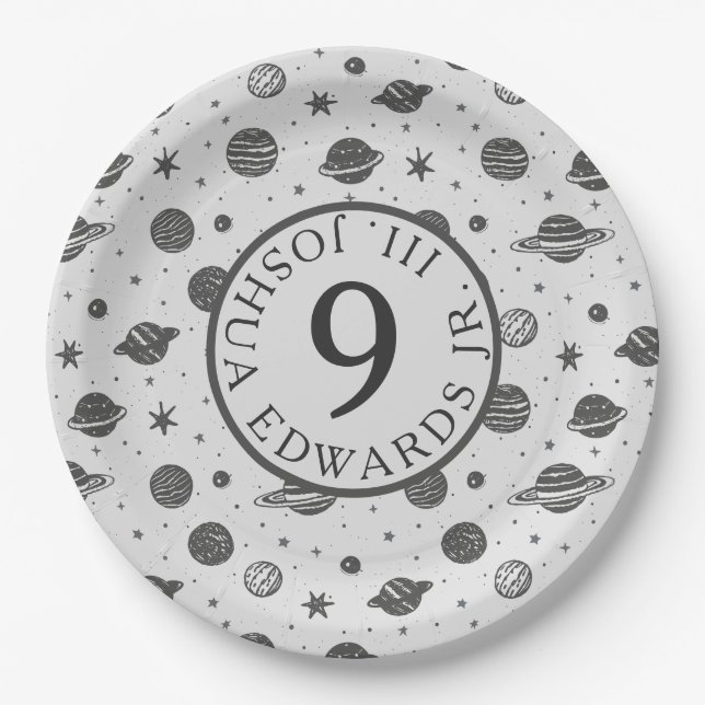 Planets Paper Plates (Front)