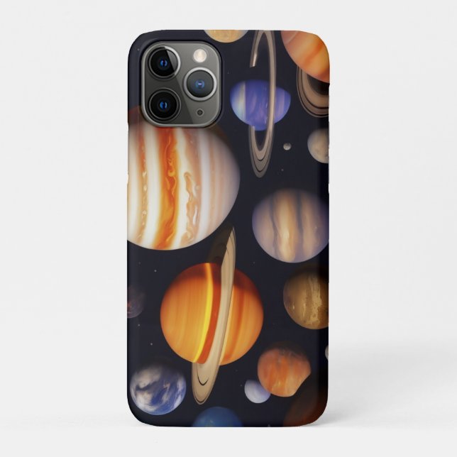 Planets Pattern Case-Mate iPhone Case (Back)