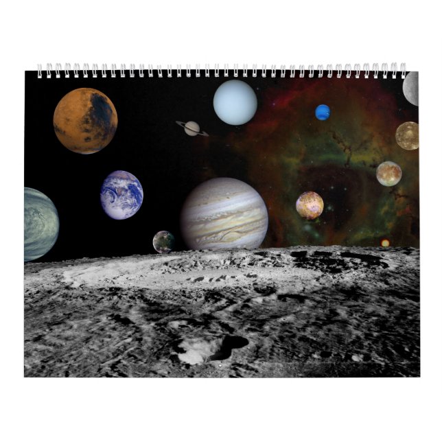 Planets & Planetary Space Calendar (Cover)