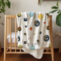 Planets Solar System Personalized Baby