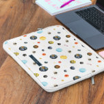 Planets Solar System Personalized Laptop Sleeve<br><div class="desc">Gorgeous watercolor solar system pattern with your choice of personalization. Add your custom wording to this design by using the "Edit this design template" boxes on the right hand side of the item, or click the blue "Customize it" button to arrange the text, change the fonts and colors and to...</div>