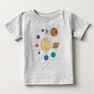 Planets Space Baby  Baby T-Shirt