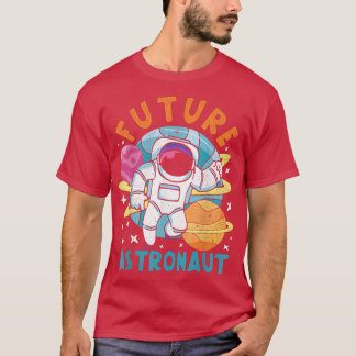 Planets Space Science Astronomy Lover Kids Future  T-Shirt