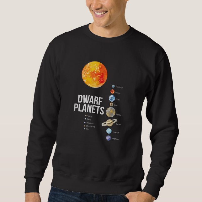 Planets T-Shirt Solar System Sweatshirt (Front)