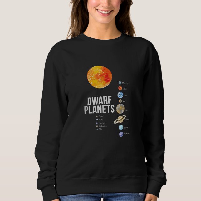 Planets T-Shirt Solar System Sweatshirt (Front)